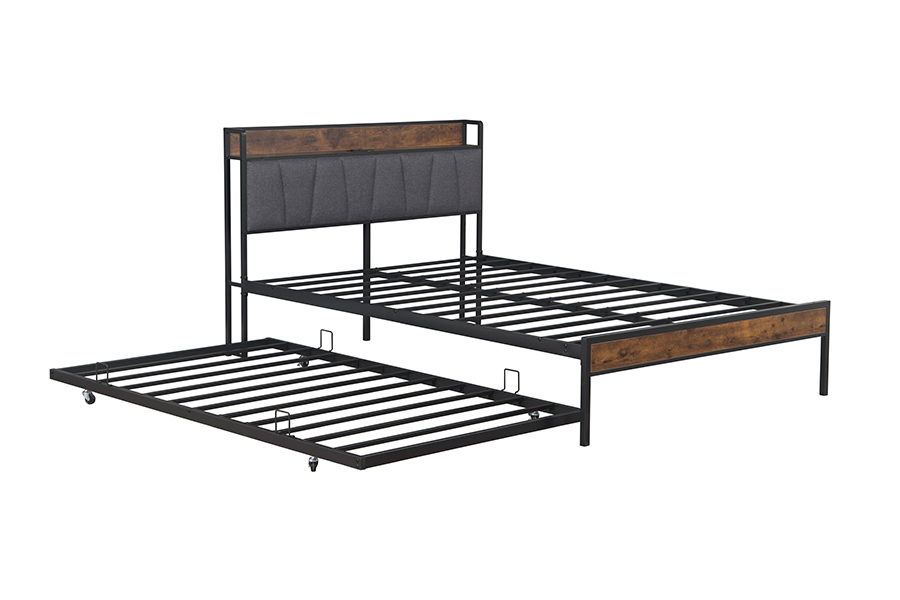 4550-1U Køje Metal Sengeramme i industriel stil