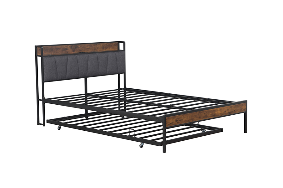 4550-1U Køje Metal Sengeramme i industriel stil