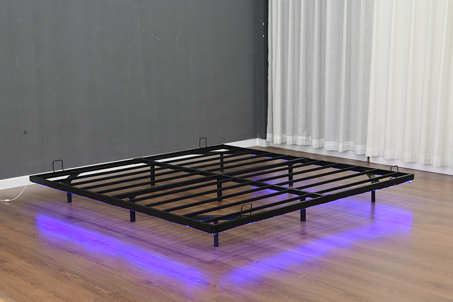 4600 Flydende Metal Light Strip Sengeramme