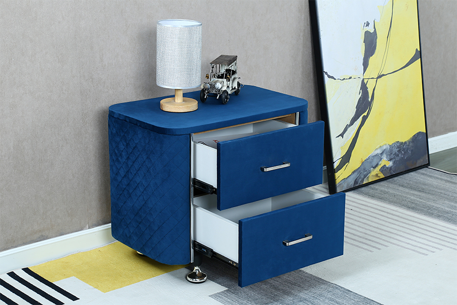 WSS954 Diamond Velvet Natbord/ Sengebord