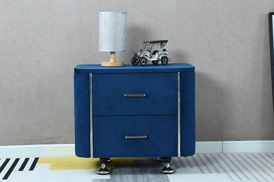 WSS954 Diamond Velvet Natbord/ Sengebord