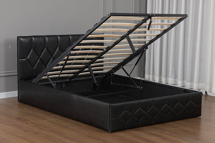 5031G Luksus design Justerbar Seng USB Polstret Sengeramme