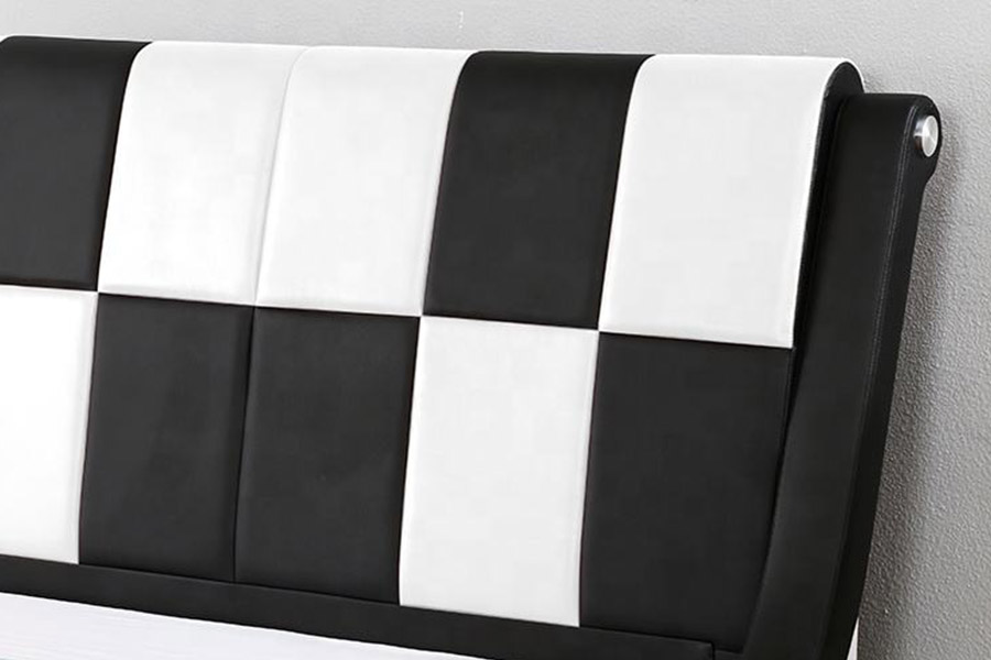 1443 Dobbelt kingsize PU syntetisk læder polstret seng