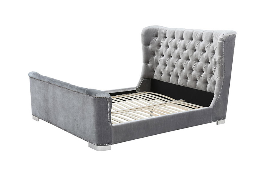 1413 Modern Design Polstret Platform Polstret Seng
