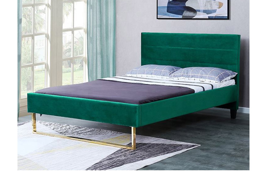 1347 Luksus King Size Bed Modern Design Polstret Seng