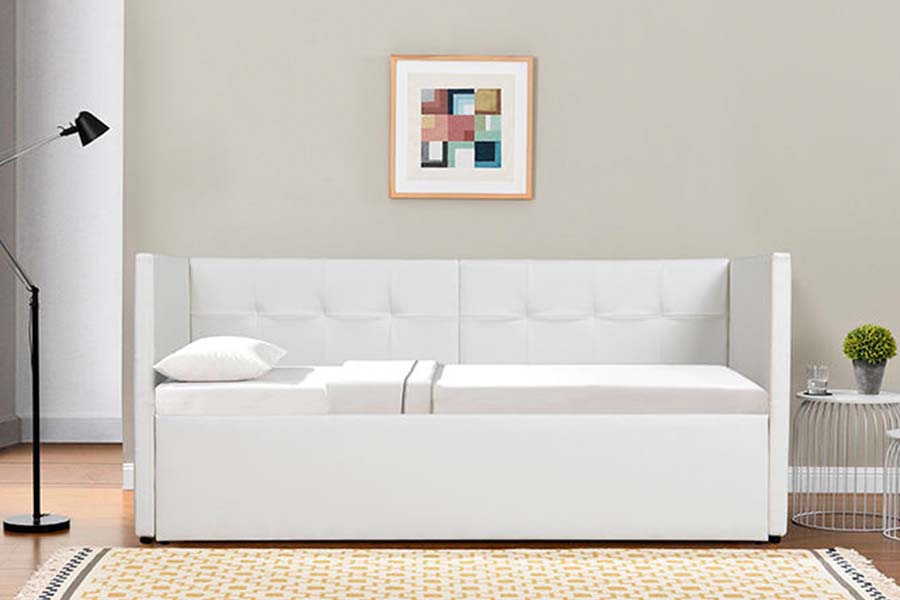 1637 Trindle Soft Leather Day Sovesofa