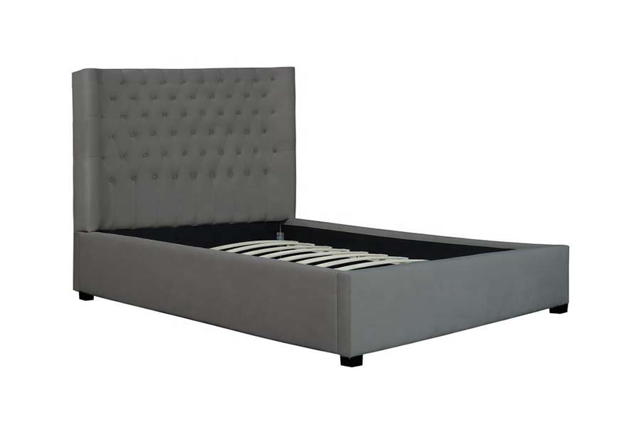 1500 Knapper Sengegavl Seng Stof Seng Polstret Seng