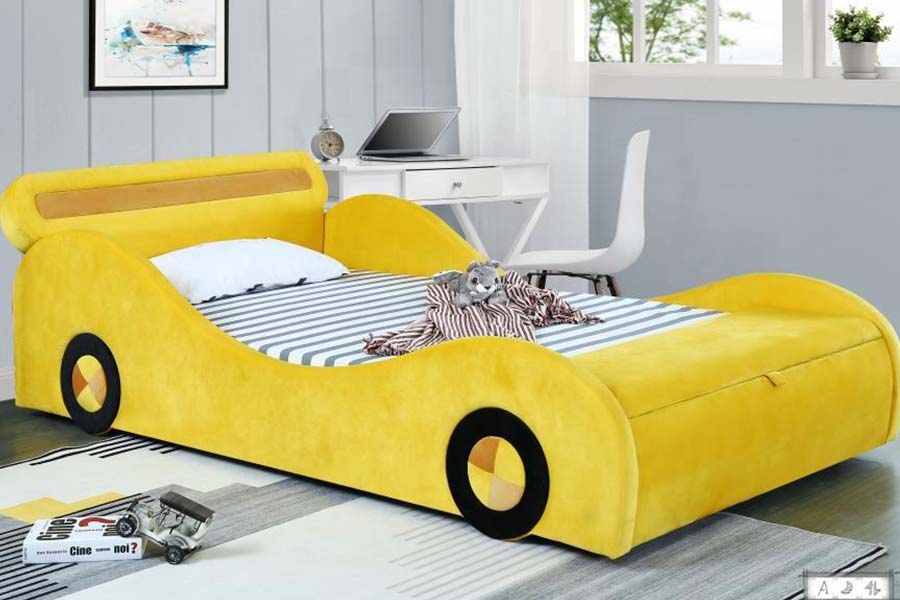 1497 S-form Super Racing Car Style Bilsenge til børn