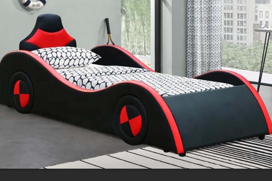1497 S-form Super Racing Car Style Bilsenge til børn