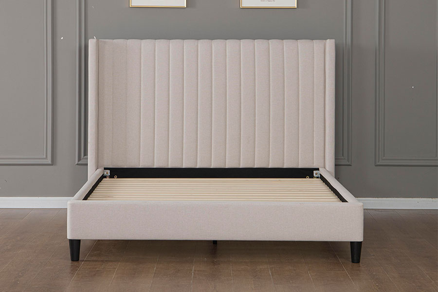 4905 Tuftet linned Minimalistisk Platform Seng